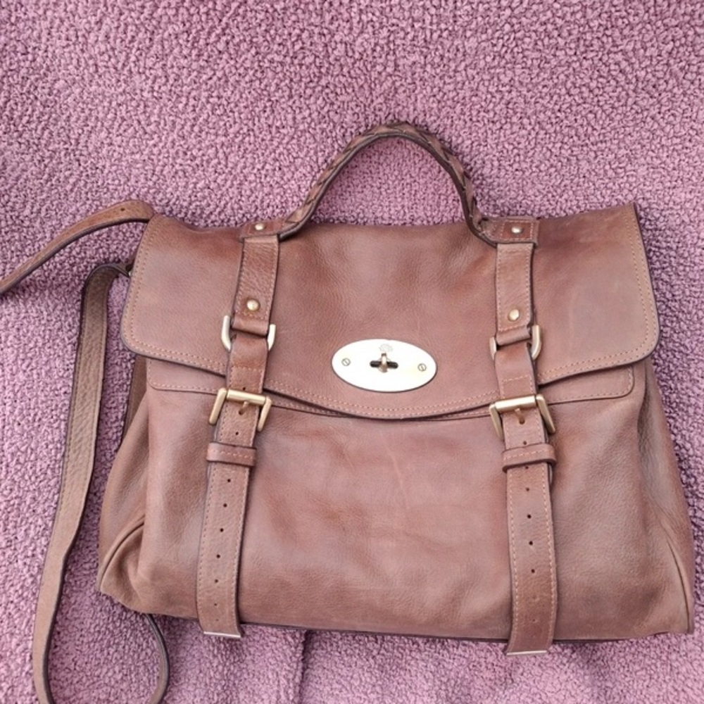 Mulberry Tan Leather Tote